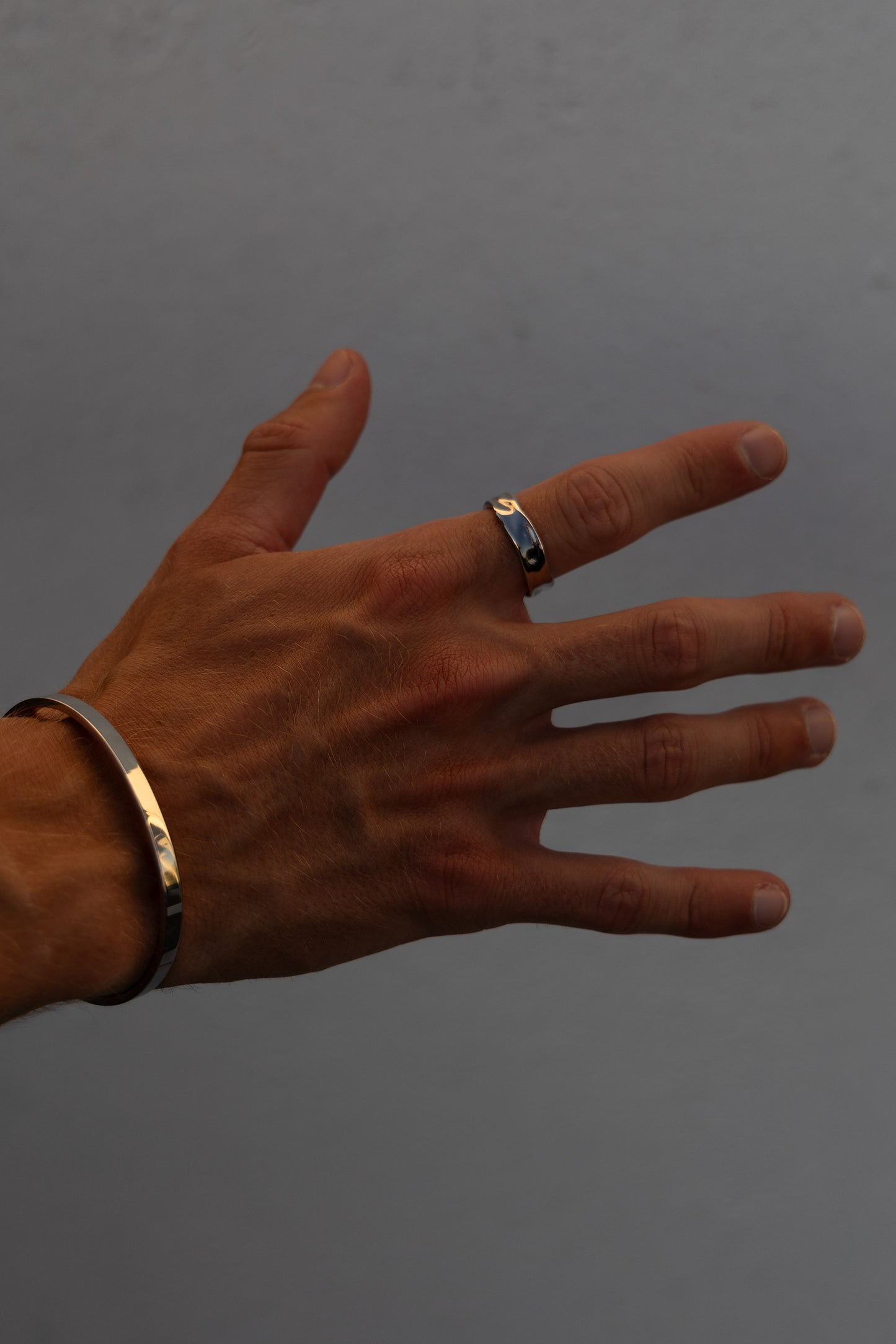 HAMMERED RING 6MM